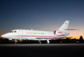 Dassault Falcon 2000 N783FSs/n 09 photographed on June 24, 2015 at KVNY for Aero Kyiv Airline.